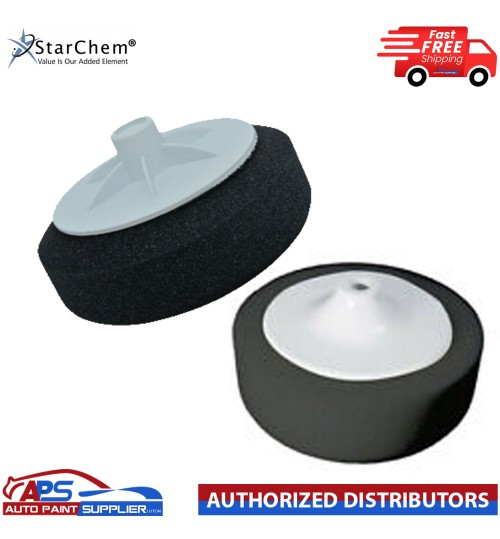 STARCHEM - BLACK - 6" COMPOUND HEAD PAD MOP - 1 pieces Mop